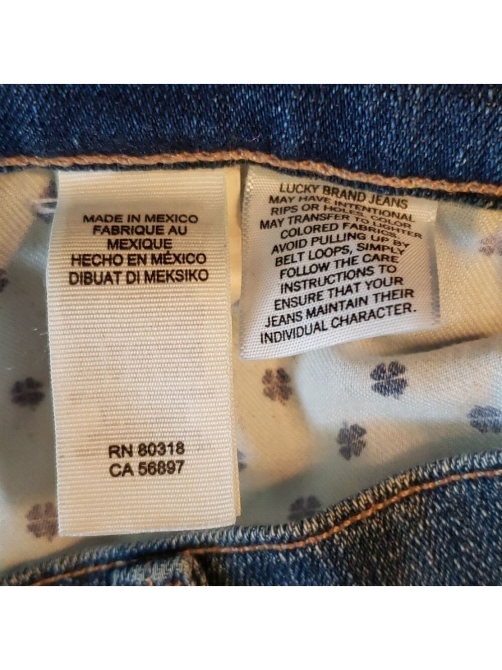 Lucky Jeans Sweet n Straight 8" Rise Med Wash EUC - Picture 5 of 8